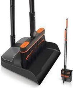 DESCRIPTION: (1) BROOM AND DUSTPAN SET BRAND/MODEL: JEHONN INFORMATION: BLACK RETAIL$: $23.99 EA QTY: 1