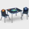 DESCRIPTION: (1) TWO CHAIR AND TABLE SET BRAND/MODEL: DELTA CHILDREN INFORMATION: OUTER SPACE SIZE: KIDS SIZE RETAIL$: $59.99 EA QTY: 1