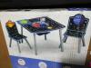 DESCRIPTION: (1) TWO CHAIR AND TABLE SET BRAND/MODEL: DELTA CHILDREN INFORMATION: OUTER SPACE SIZE: KIDS SIZE RETAIL$: $59.99 EA QTY: 1 - 2