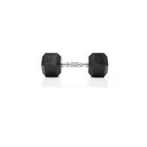 DESCRIPTION: (1) RUBBER COATED DUMBBELL BRAND/MODEL: TRU GRIT #BELL1020 INFORMATION: BLACK SIZE: 20 LB RETAIL$: $21.00 EA QTY: 1