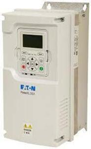 DESCRIPTION: (1) ADJUSTABLE FREQUENCY DRIVE BRAND/MODEL: EATON #40HZ18 INFORMATION: WHITE SIZE: 480V AC, 3 HP MAX OUTPUT POWER, 5.6 A MAX OUTPUT CURRE