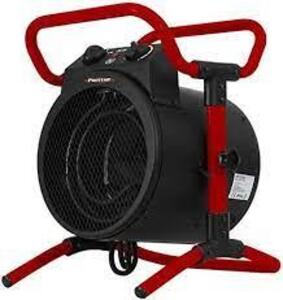 DESCRIPTION: (1) ELECTRIC TURBO HEATER BRAND/MODEL: PROTEMP INFORMATION: BLACK WITH RED RETAIL$: $179.00 EA QTY: 1