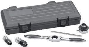 DESCRIPTION: (1) TAP AND DIE DRIVE TOOL SET BRAND/MODEL: GEARWRENCH #3880 INFORMATION: BLACK CARRY CASE SIZE: 5 PIECE RETAIL$: $72.00 EA QTY: 1