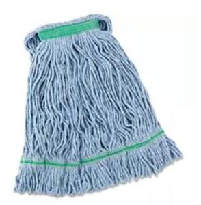 DESCRIPTION: (6) MEDIUM HEAVY DUTY MOP HEADS BRAND/MODEL: ULINE #7122BLU INFORMATION: BLUE SIZE: 16 OZ, MEDIUM RETAIL$: $10.00 EA QTY: 6