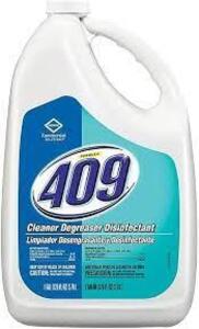 DESCRIPTION: (1) CLEANER DEGREASER DISINFECTANT BRAND/MODEL: FORMULA 409 SIZE: 1 GALLON RETAIL$: $23.00 EA QTY: 1