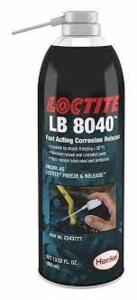 DESCRIPTION: (4) FAST ACTING CORROSION RELEASE BRAND/MODEL: LOCTITE LB 8040 SIZE: 13.52 OZ RETAIL$: 23.04 EA QTY: 4