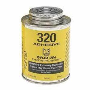 DESCRIPTION: (4) ADHESIVE BRAND/MODEL: K-FLEX #800-373-[TN SIZE: 1 PT RETAIL$: $14.59 EA QTY: 4