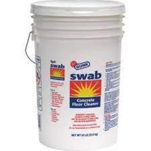 DESCRIPTION: (1) SWAB CONCRETE FLO0R CLEANER BRAND/MODEL: GUNK #SWAB INFORMATION: GRAINGER # IS WRONG SIZE: 5 GALLON RETAIL$: $166.30 EA QTY: 1