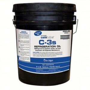 DESCRIPTION: (1) REFRIGERATION LUBRICANT BRAND/MODEL: NU-CALGON #22NV47 SIZE: 5 GAL CONTAINER SIZE, MINERAL OIL, 32 RETAIL$: $256.02 EA QTY: 1