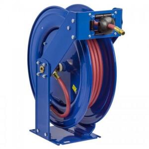 DESCRIPTION: (1) SPRING REWIND HOSE REEL BRAND/MODEL: COXREELS/TSH-N-575 INFORMATION: AIR OR WATER, LOCATED AT SHAPIRO METAL SUPPLY RETAIL$: $984.49 S