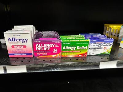 (26)- ASSORTED ALLERGY MEDICINE