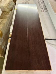 (32) CARTONS OF METROPOLITAN II CARIBBEAN WALNUT FLOORING. 750 TOTAL SQUARE FOOT