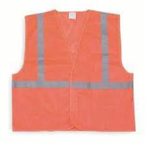 DESCRIPTION: (1) CASE OF (50) HIGH VISIBILITY VEST BRAND/MODEL: CONDOR #1YAD5 INFORMATION: ORANGE SIZE: LARGE RETAIL$: $8.78 PER VEST QTY: 1