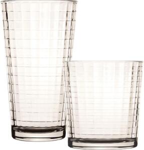 CIRCLEWARE 16PC DRINKING GLASS SET RETAILS FOR $32.34