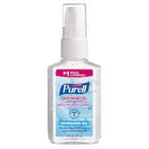 DESCRIPTION: (1) CASE OF (24) HAND SANITIZER GEL BRAND/MODEL: PURELL SIZE: 2 FL OZ RETAIL$: $4.00 A BOTTLE QTY: 1