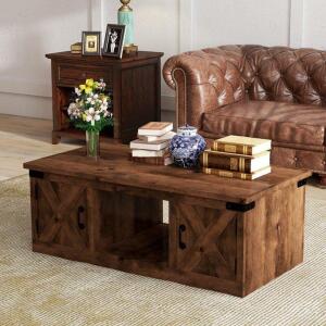 Downton Block 1 Coffee Table with Storage