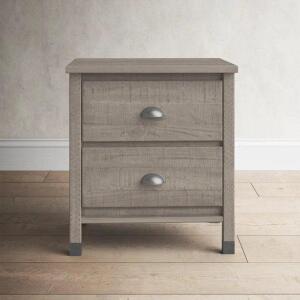 Mannion 2 - Drawer Solid Wood Nightstand