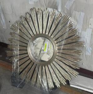 Margeaux Distressed Handcarved Wall Mirror