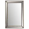 Baek Traditional Rectangle Glass/Wood Wall Mirror