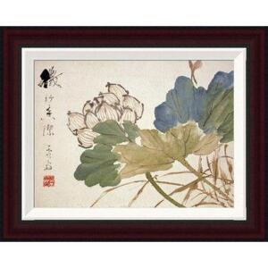 'Lotus' by Xu Gu Framed Painting Print