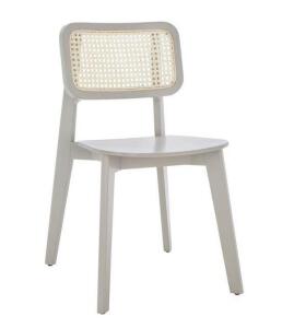 (2) - Luz Cane Dining Chair