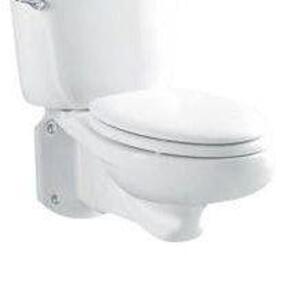 Glenwall Pressure Assisted Wall Mounted 1.6 GPF Elongated Toilet Bowl