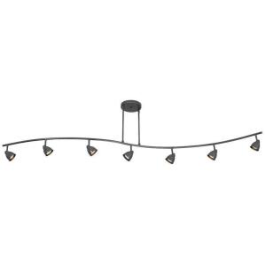 Alberto 7-Light Track Kit with White Shades