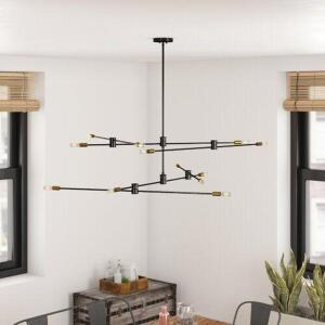 Whaleback 12-Light Sputnik Chandelier