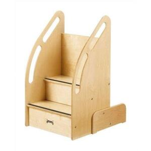 KYDZ Suite 2-Step Baltic Wood Up-n-Down Children's Step Stool