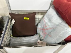 ASSORTMENT OF THROW PILLOWS