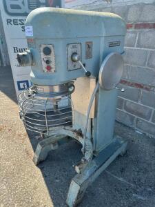 DESCRIPTION: HOBART 60 QT MIXER. NO BOWL OR ATTACHMENTS BRAND / MODEL: HOBART H-600T ADDITIONAL INFORMATION 3 PHASE, 208 VOLT, 1/2 HP CONTACT For more