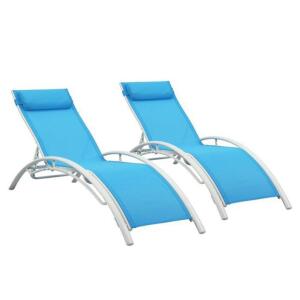 DESCRIPTION: TRAVON RECLINING CHAISE LOUNGE SET WITH TABLE RETAIL$: $257.99 QTY: 1