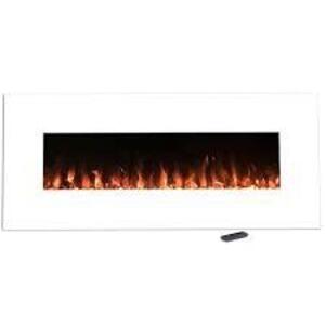 DESCRIPTION: (1) ELECTRIC WALL MOUNTED FIREPLACE BRAND/MODEL: NORTHWEST #80-WSG02 SIZE: 139 X 23 X 67 CM RETAIL$: $395.01 EA QTY: 1