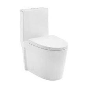 DESCRIPTION: (1) ONE PIECE, DUAL VORTEX FLUSH ELONGATED TOILET BRAND/MODEL: SWISS MADISON #SM-1T274 INFORMATION: WHITE SIZE: 105.62 LBS RETAIL$: $283.