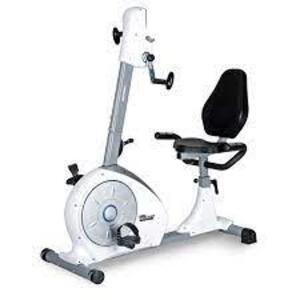 DESCRIPTION: (1) EXERCISE DUAL MOTION STATIONARY BIKE BRAND/MODEL: VELOCITY #CHB-RGK862R INFORMATION: WHITE RETAIL$: $236.30 EA QTY: 1