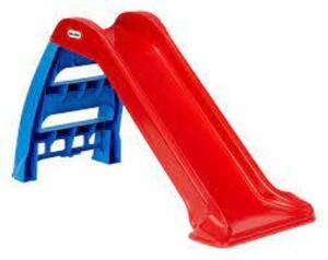 DESCRIPTION: (1) INDOOR OUTDOOR MY FIRST SLIDE BRAND/MODEL: LITTLE TIKES INFORMATION: RED AND BLUE SIZE: 18 IN RETAIL$: $36.79 QTY: 1