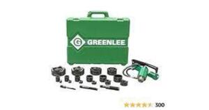 DESCRIPTION: (1) HYDRAULIC KNOCKOUT PUNCH KIT BRAND/MODEL: GREENLEE #7310SB INFORMATION: GREEN CARRY CASE SIZE: 11 TON RETAIL$: $2073.05 EA QTY: 1