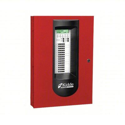 DESCRIPTION: (1) ALARM CONTROL PANEL PAD BRAND/MODEL: KIDDE #52JT05 INFORMATION: RED SIZE: 10 ZONES, ENGLISH, 120V RETAIL$: $1439.42 EA QTY: 1