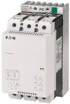 DESCRIPTION: (1) SOFT STARTER BRAND/MODEL: EATON #DA7-340SX135N0-N SIZE: 200-480 VAC, 3 PHASE 50/60 HZ RETAIL$: $1275.00 EA QTY: 1