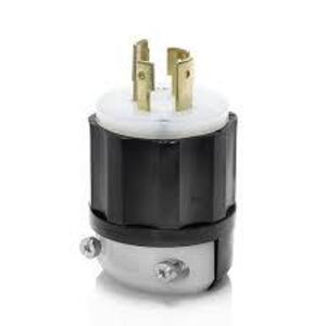 DESCRIPTION: (10) 4 POLE LOCKING PLUG BRAND/MODEL: LEVITON #162-2451 INFORMATION: BLACK RETAIL$: $24.48 EA QTY: 10