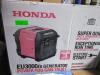 DESCRIPTION: (1) SUPER QUIET POWER GENERATOR BRAND/MODEL: HONDA #EU3000IS INFORMATION: RED SIZE: 19.6 HOURS AT 1/4 LOAD, ELECTRIC START RETAIL$: $2399 - 2