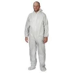 DESCRIPTION: (1) CASE OF (25) BREATHABLE BARRIER COVERALLS BRAND/MODEL: DCWF-3X-BB INFORMATION: WHITE SIZE: 3X RETAIL$: $172.54 EA QTY: 1