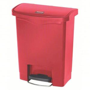 DESCRIPTION: (1) STEP CAN, SLIM JIM TRASH CAN BRAND/MODEL: RUBBERMAID #38UJ49 INFORMATION: RED SIZE: 8 GALLON RETAIL$: $205.39 EA QTY: 1