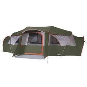 DESCRIPTION: (1) CABIN TENT BRAND/MODEL: OZARK TRAIL SIZE: 18 PERSON RETAIL$: $249.00 EA QTY: 1