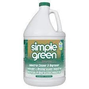 DESCRIPTION: (2) INDUSTRIAL CLEANER AND DEGREASER BRAND/MODEL: SIMPLE GREEN SIZE: 1 GALLON RETAIL$: $22.79 EA QTY: 2