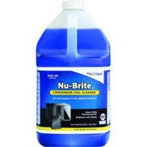 DESCRIPTION: (1) CONDENSER COIL CLEANER BRAND/MODEL: NU-CALGON NU-BRITE SIZE: 1 GALLON RETAIL$: $31.95 EA QTY: 1