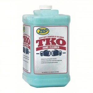 DESCRIPTION: (1) LIQUID HAND CLEANER BRAND/MODEL: ZEP TKO #449W33 INFORMATION: LEMON SIZE: 1 GALLON RETAIL$: $40.00 QTY: 1