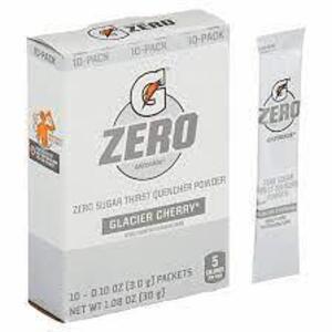 DESCRIPTION: (2) CASES OF (12) PACKS OF (10) ZERO SUGAR SPORTS DRINK POWDER BRAND/MODEL: GATORADE ZERO #61KG10 INFORMATION: FRUIT PUNCH SIZE: 20 OZ PA