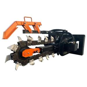 MOWER KING 48" SKID STEER TRENCHER ATTACHMENT.