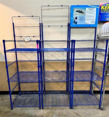 (3)- MERCHANDISE RACKS